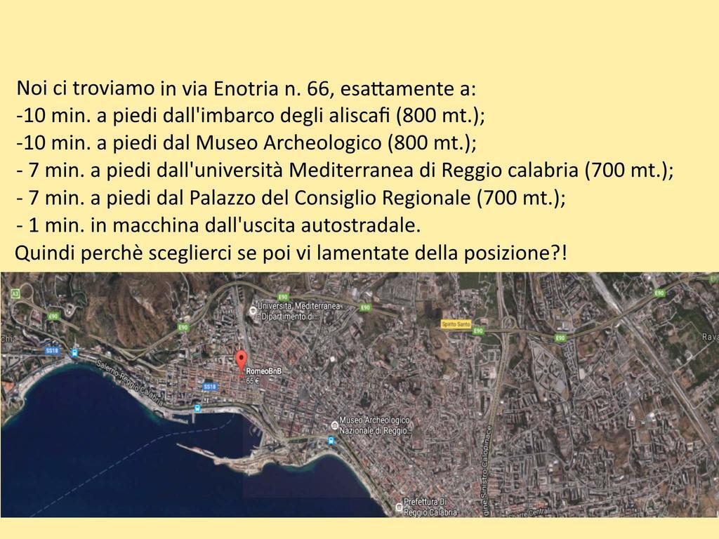 Romeo B&B Reggio di Calabria Dış mekan fotoğraf